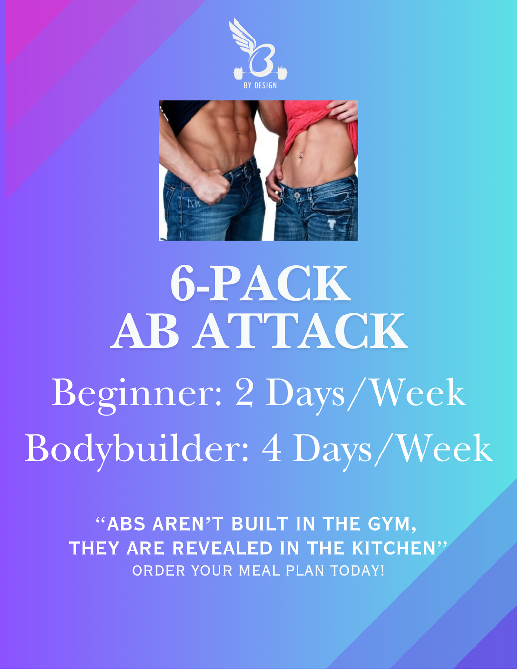 6-Pack Ab Attack - Beginner to Bodybuilder w/ Videos